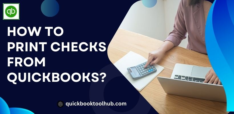 Print checks from Quickbooks