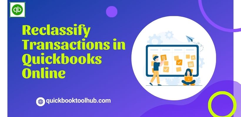 Reclassify Transactions in Quickbooks Online