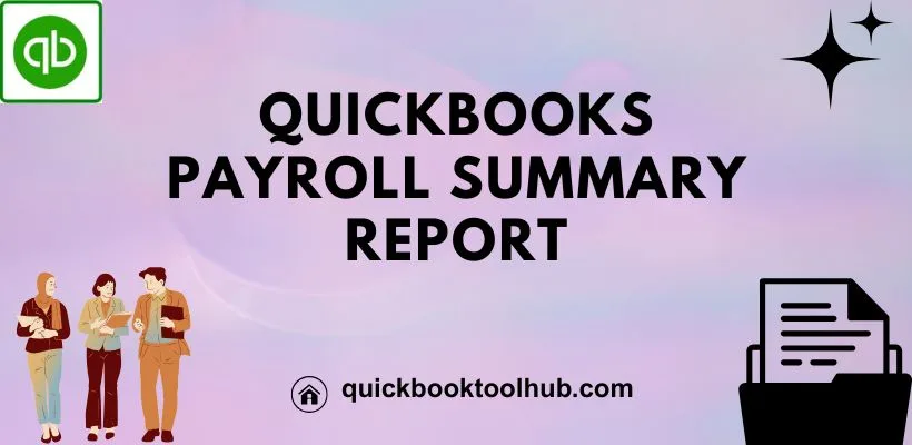 QuickBooks Payroll Summary Report img