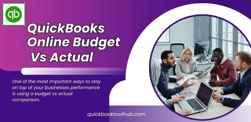 QuickBooks Online Budget vs Actual